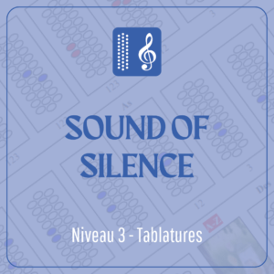 Sound of silence (level 3) written in tablature