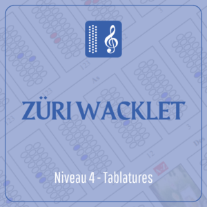 Züri wacklet (level 4) written in tablature
