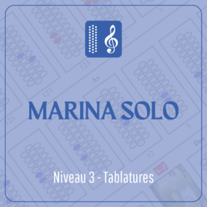 Solo Marina (niveau 3) écrit en tablature