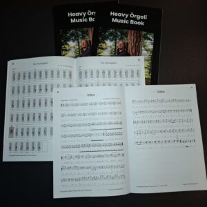Livret de partitions du CD Heavy Örgeli en tablures et notes
