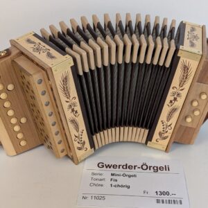 Gwerder Mini-Örgeli Nr. 11025